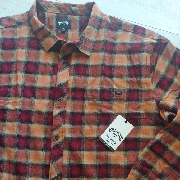 BillABONG NEW Coastline Stretch Flannel - Picture 1 of 8